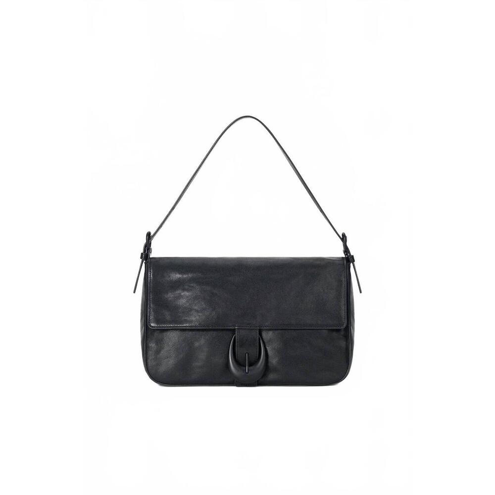 NEW STAUD women's medium harlow shoulder bag in black - Picture 1 of 7